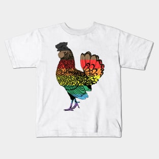 Chicken 3: Queer Person of Color Pride (2022) Kids T-Shirt
